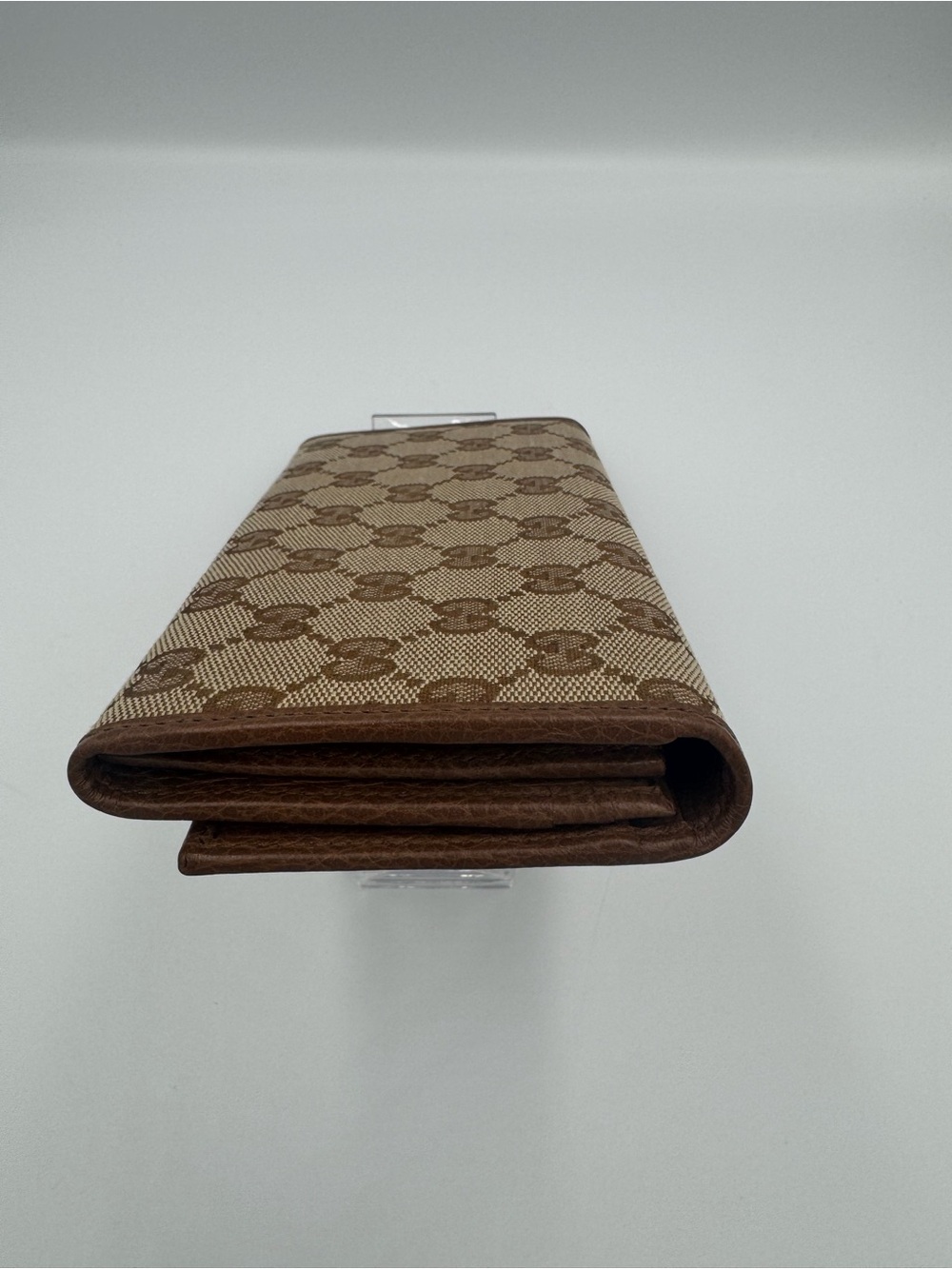Gucci Original GG Canvas Continental Wallet 346058 KY9LG Beige Brown Vintage - Picture 13 of 17